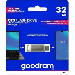 GOODRAM DUALDRIVE  32GB USB 3.2 + TIPO C