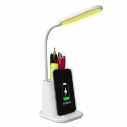 TECHMADE Lampada da Scrivania LED, da Tavolo, Touch , Ricarica Wireless