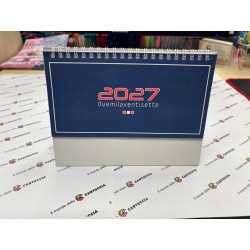 Calendario Mensile da Tavolo 2027 con spirale