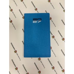 Agenda Settimanale 2027 – 8x14 cm AZZURRO CARIBE