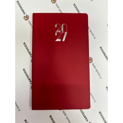 Agenda Settimanale 2027 – 8x14 cm ROSSO