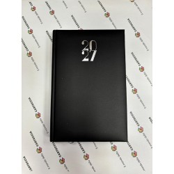 Agenda Giornaliera 2027 – Formato 11 x 16,4 cm | Tascabile e Compatta NERO