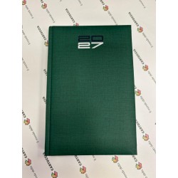 Agenda Giornaliera A5 14,5x20,5 cm – Sabato e Domenica Insieme VERDE CARIBE