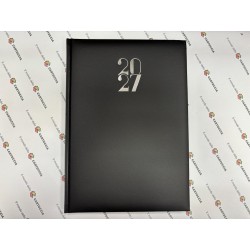 Agenda Giornaliera 2027 – Formato 17 x 24 cm | Settimanale  NERO