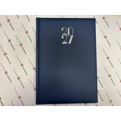 Agenda Giornaliera 2027 – Formato 17 x 24 cm | Settimanale  BLU