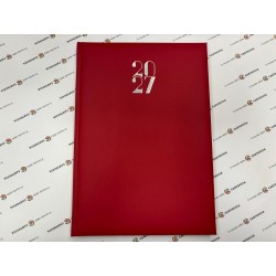 Agenda Settimanale 2027 A4 21x29,7 ROSSA